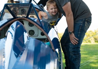 Vansant Historic airfield Waco biplane